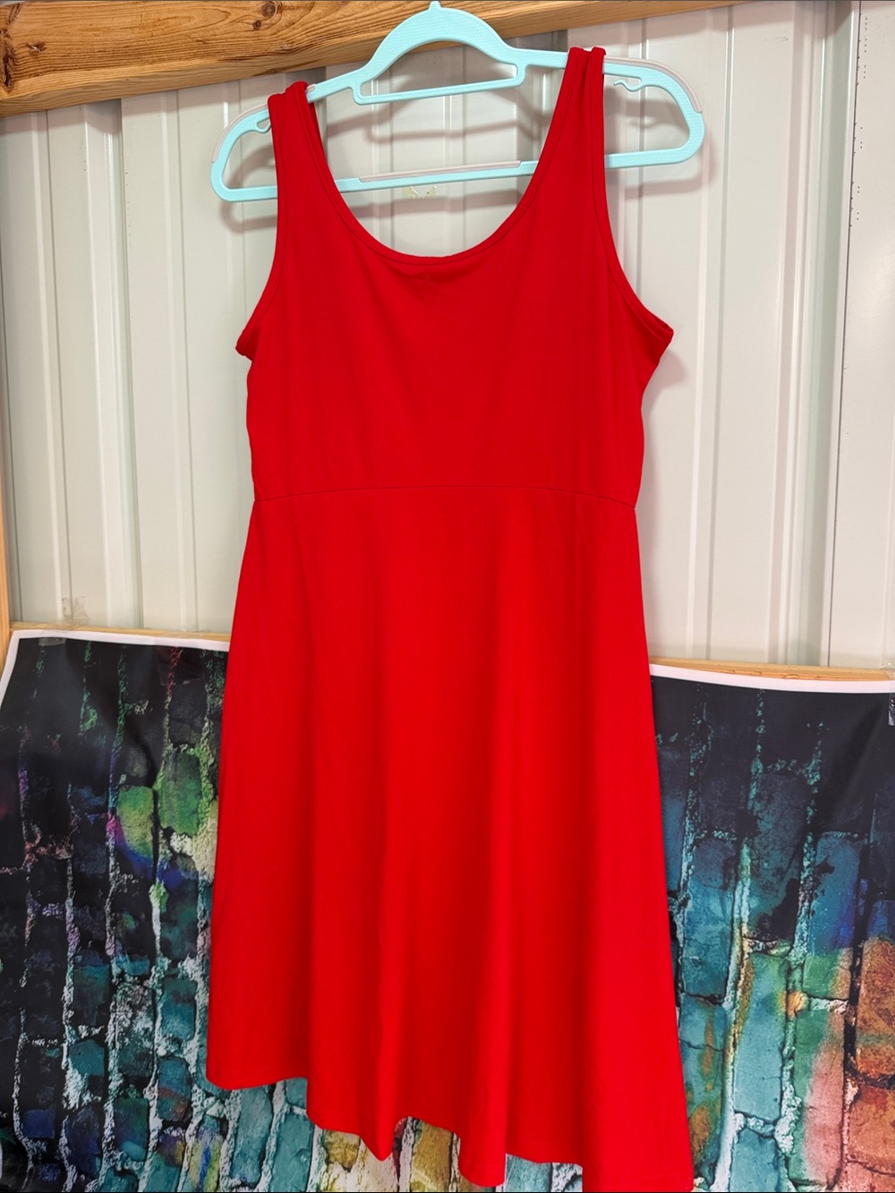 Classic Red Sleeveless Midi Dress - Timeless Everyday Style
